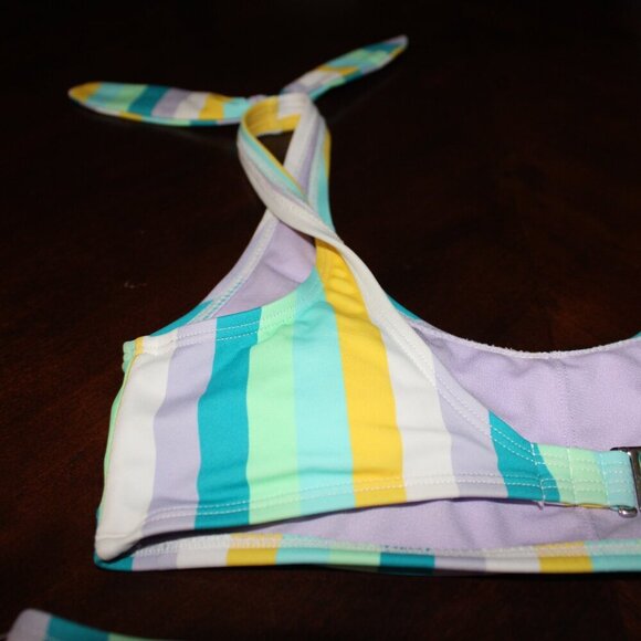 Cabana by Crown & Ivy Striped Bikini Set - Size M - Picture 10 of 11